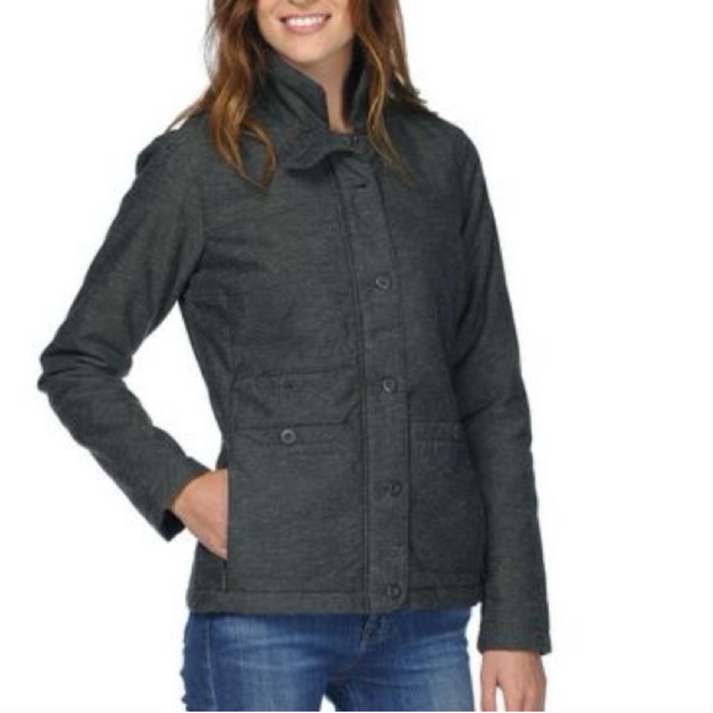 Horny Toad Women's Stargazer Coat In Charcoal Gray Size Xl
